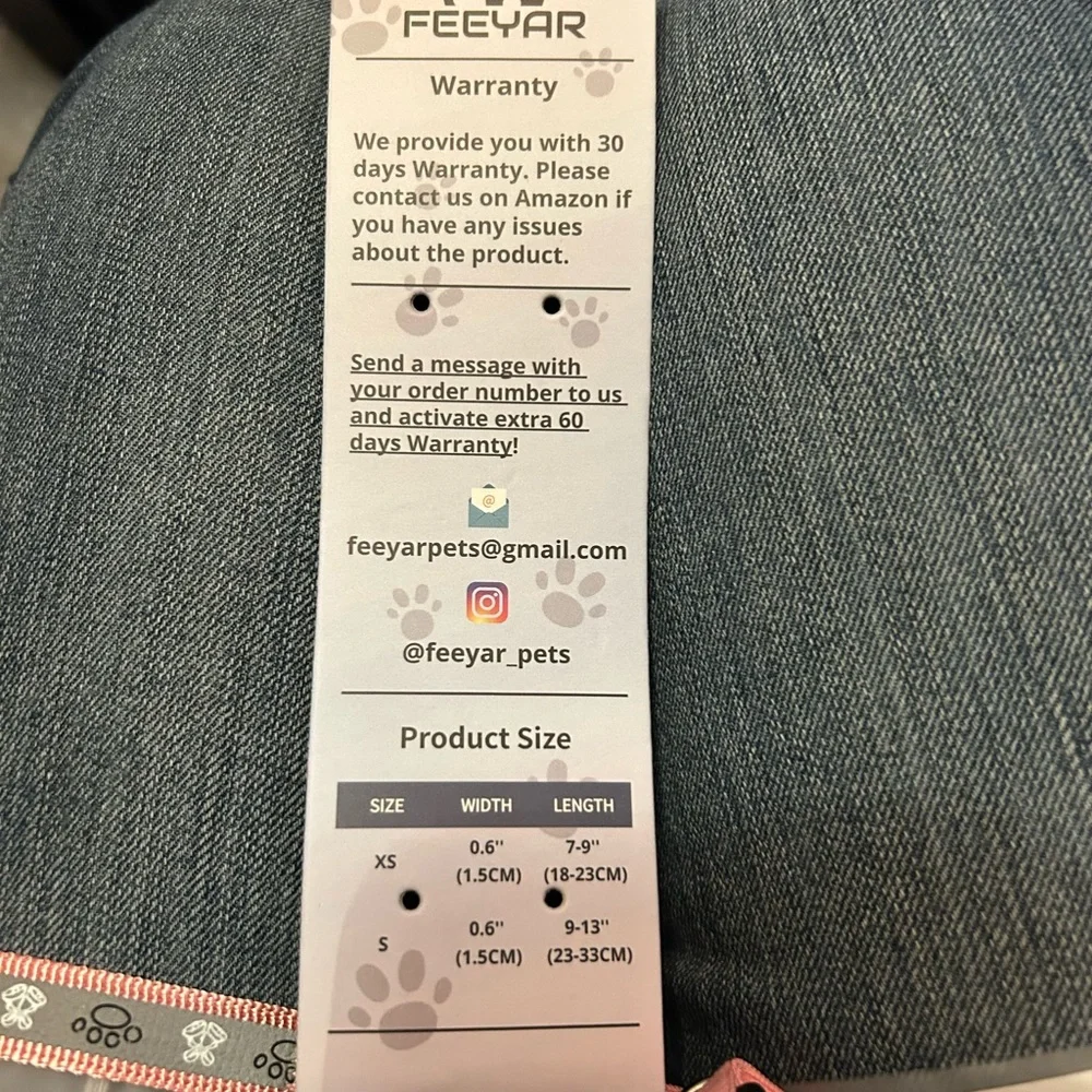 Reflective cat collar CSP with air tag holder